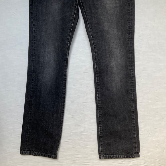 Point Zero Men’s Jeans Washed Black Cotton Straight Leg Zipper Fly 34 x 34 - Picture 4 of 14